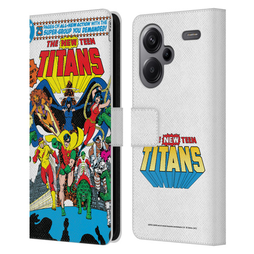 Justice League DC Comics Teen Titans Comic Art New #1 Group Leather Book Wallet Case Cover For Xiaomi Redmi Note 13 Pro Plus 5G