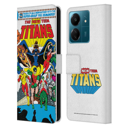 Justice League DC Comics Teen Titans Comic Art New #1 Group Leather Book Wallet Case Cover For Xiaomi Redmi 13C 4G
