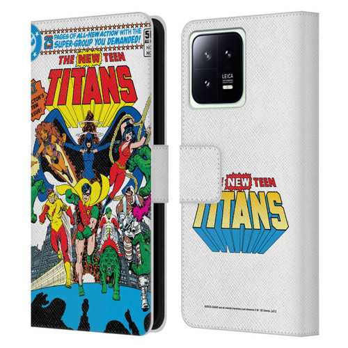 Justice League DC Comics Teen Titans Comic Art New #1 Group Leather Book Wallet Case Cover For Xiaomi 13 5G