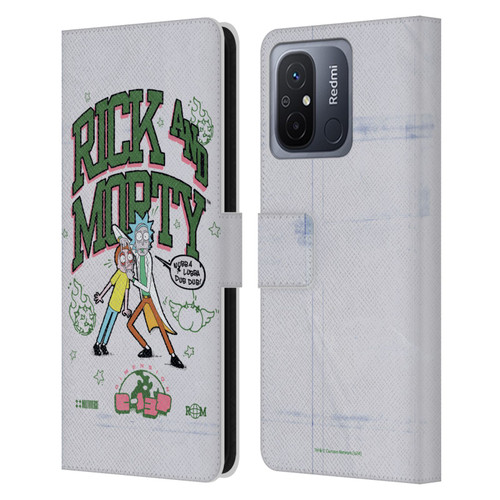 Rick And Morty Duo Graphics Wubb A Lubba Dub Dub Leather Book Wallet Case Cover For Xiaomi Redmi 12C