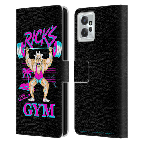 Rick And Morty Season 1 & 2 Graphics Rick's Gym Leather Book Wallet Case Cover For Motorola Moto G Power (2023)