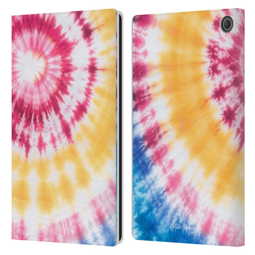 Nature Magick Color Tints Tricolor Leather Book Wallet Case Cover For Amazon Fire Max 11 2023