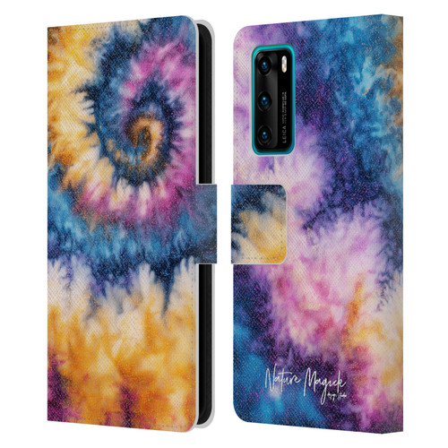 Nature Magick Color Tints Dramatic Leather Book Wallet Case Cover For Huawei P40 5G