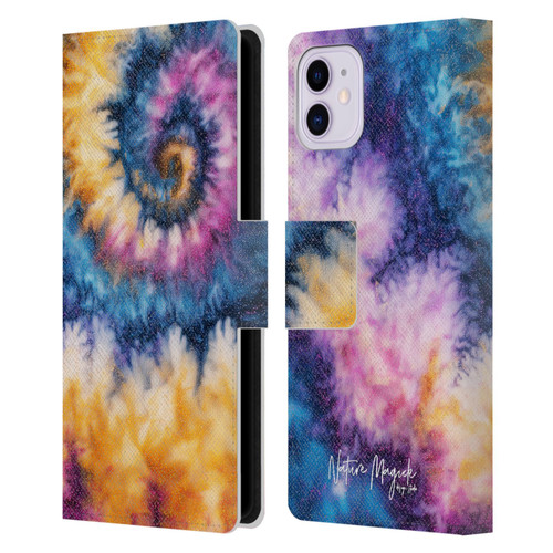 Nature Magick Color Tints Dramatic Leather Book Wallet Case Cover For Apple iPhone 11