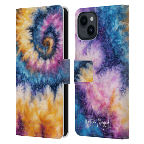 Nature Magick Color Tints Dramatic Leather Book Wallet Case Cover For Apple iPhone 15