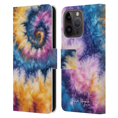 Nature Magick Color Tints Dramatic Leather Book Wallet Case Cover For Apple iPhone 15 Pro