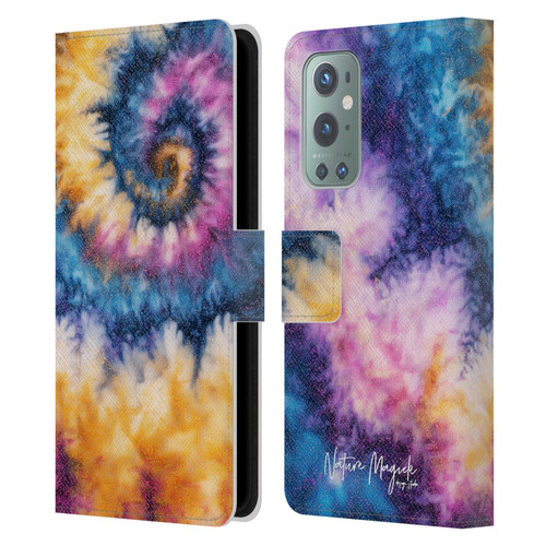 Nature Magick Color Tints Dramatic Leather Book Wallet Case Cover For OnePlus 9