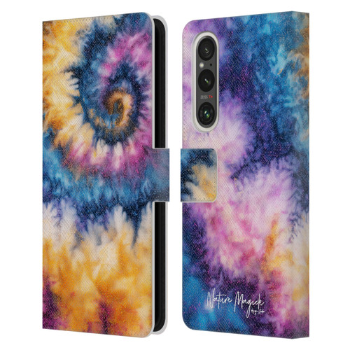 Nature Magick Color Tints Dramatic Leather Book Wallet Case Cover For Sony Xperia 1 V 5G