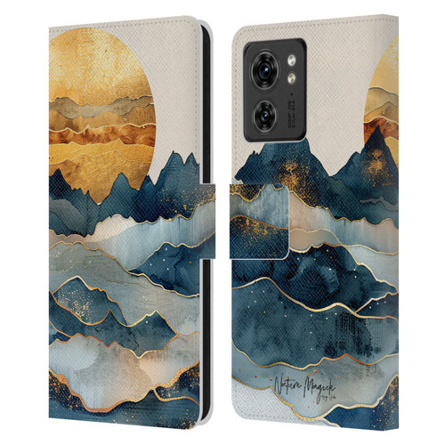 Nature Magick Fascinating Hills Under The Moon Leather Book Wallet Case Cover For Motorola Moto Edge 40/Edge (2023)