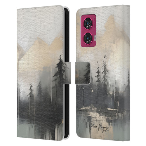 Nature Magick Fascinating Hills Emotions Leather Book Wallet Case Cover For Motorola Edge 50 Fusion