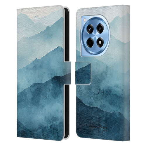 Nature Magick Fascinating Hills Blue Range Leather Book Wallet Case Cover For OnePlus 12R