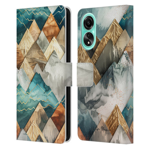 Nature Magick Fascinating Hills Decorative Leather Book Wallet Case Cover For OPPO A78 4G