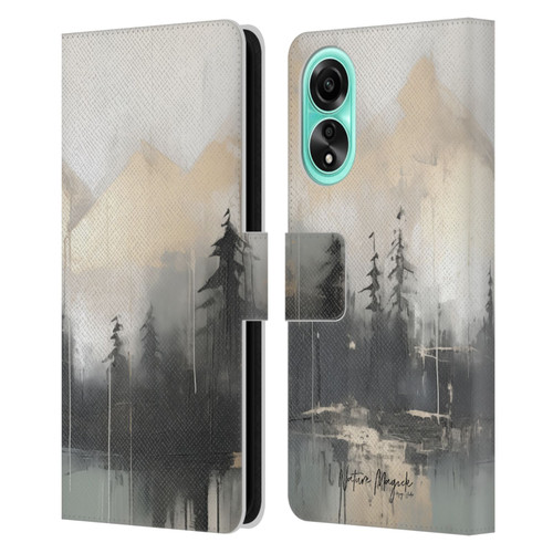 Nature Magick Fascinating Hills Emotions Leather Book Wallet Case Cover For OPPO A78 4G