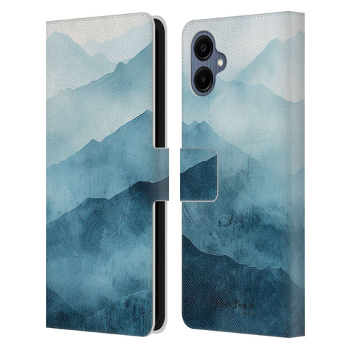 Nature Magick Fascinating Hills Blue Range Leather Book Wallet Case Cover For Samsung Galaxy A06 4G