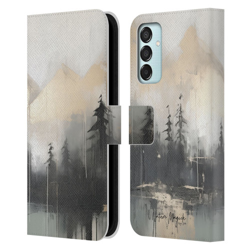 Nature Magick Fascinating Hills Emotions Leather Book Wallet Case Cover For Samsung Galaxy M15/F15 5G