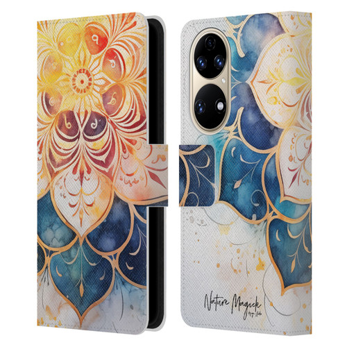 Nature Magick Lush Ring Wealth Leather Book Wallet Case Cover For Huawei P50