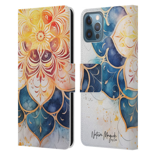 Nature Magick Lush Ring Wealth Leather Book Wallet Case Cover For Apple iPhone 12 / iPhone 12 Pro