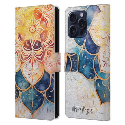 Nature Magick Lush Ring Wealth Leather Book Wallet Case Cover For Apple iPhone 16 Pro Max