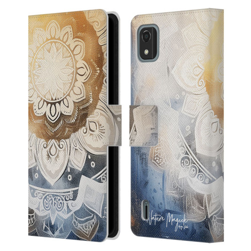 Nature Magick Lush Ring Healing Leather Book Wallet Case Cover For Nokia C2 2nd Edition