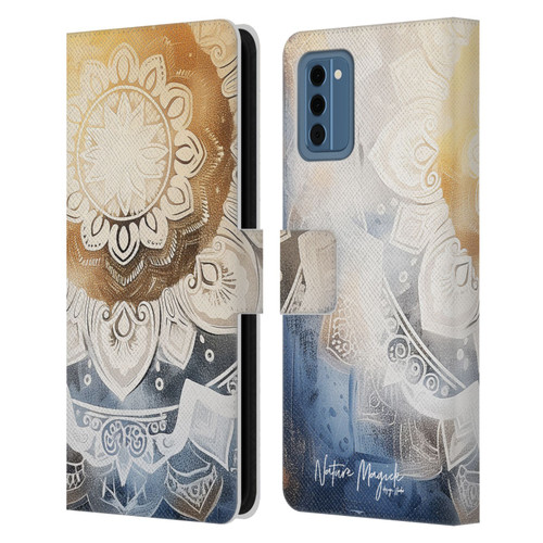 Nature Magick Lush Ring Healing Leather Book Wallet Case Cover For Nokia NC300