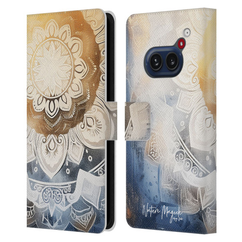 Nature Magick Lush Ring Healing Leather Book Wallet Case Cover For Nothing Phone (2a)