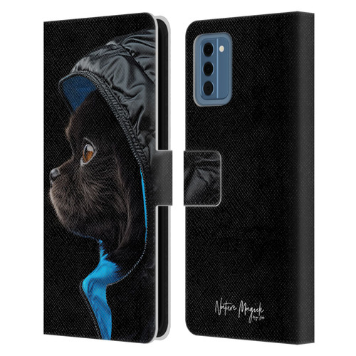 Nature Magick Various Collection Pup Stare Leather Book Wallet Case Cover For Nokia NC300