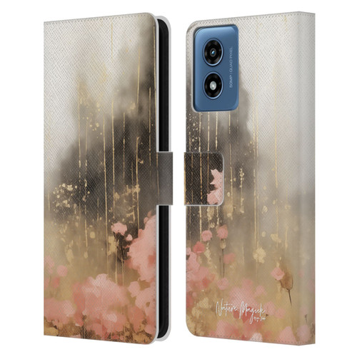 Nature Magick Various Collection Paradise Gate Leather Book Wallet Case Cover For Motorola Moto G Play (2024)