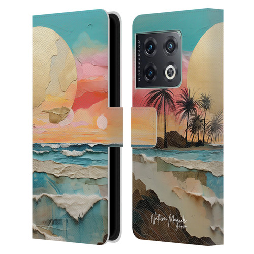 Nature Magick Various Collection Moon Tides Leather Book Wallet Case Cover For OnePlus 10 Pro