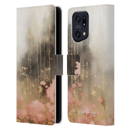 Nature Magick Various Collection Paradise Gate Leather Book Wallet Case Cover For OPPO Find X5 Pro