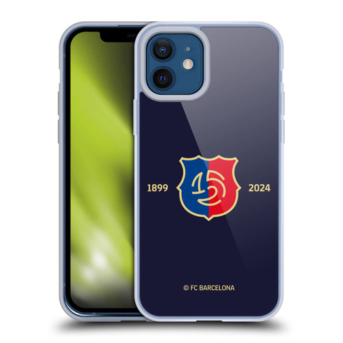 FC Barcelona 125th Anniversary Logo Stack Soft Gel Case for Apple iPhone 12 / iPhone 12 Pro
