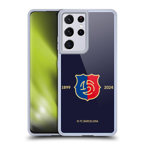 FC Barcelona 125th Anniversary Logo Stack Soft Gel Case for Samsung Galaxy S21 Ultra 5G