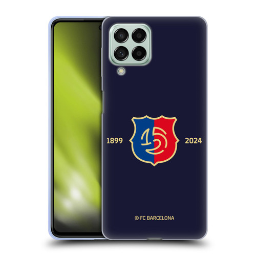 FC Barcelona 125th Anniversary Logo Stack Soft Gel Case for Samsung Galaxy M53 (2022)