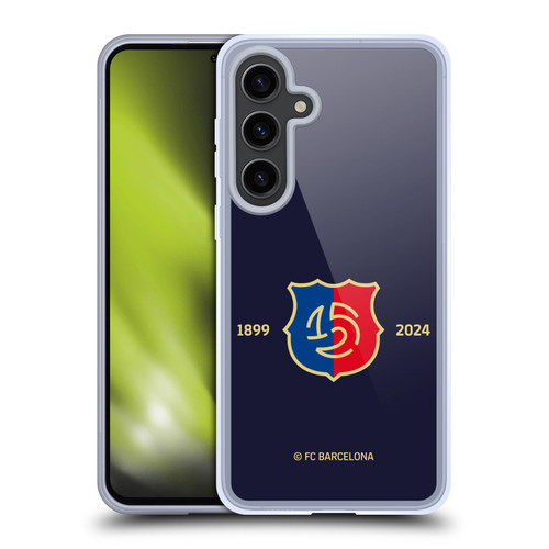 FC Barcelona 125th Anniversary Logo Stack Soft Gel Case for Samsung Galaxy S24+ 5G