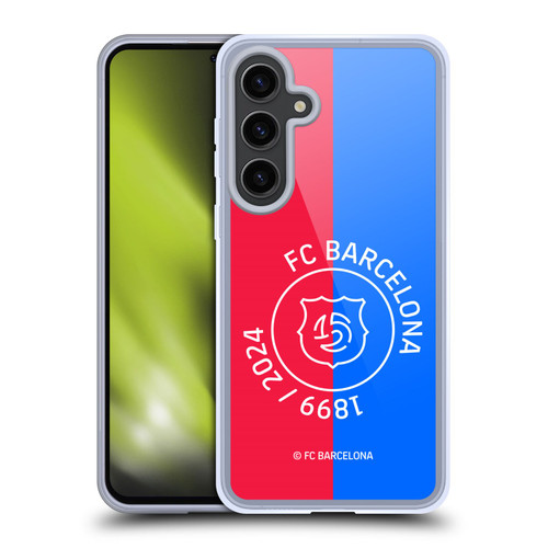 FC Barcelona 125th Anniversary Red & Blue Soft Gel Case for Samsung Galaxy S24+ 5G