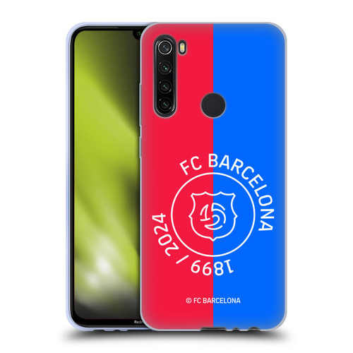 FC Barcelona 125th Anniversary Red & Blue Soft Gel Case for Xiaomi Redmi Note 8T