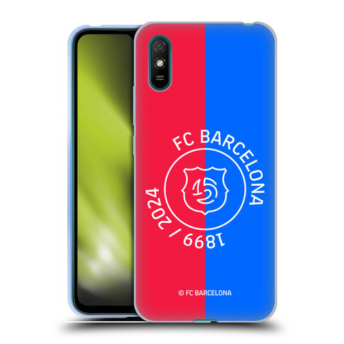 FC Barcelona 125th Anniversary Red & Blue Soft Gel Case for Xiaomi Redmi 9A / Redmi 9AT