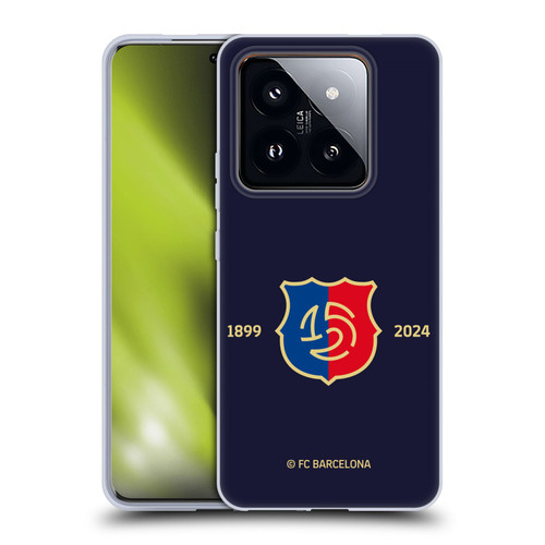 FC Barcelona 125th Anniversary Logo Stack Soft Gel Case for Xiaomi 14 Pro
