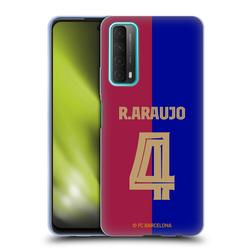 FC Barcelona 2024/25 Players Home Kit Ronald Araújo Soft Gel Case for Huawei P Smart (2021)