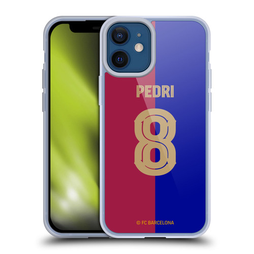 FC Barcelona 2024/25 Players Home Kit Pedri Soft Gel Case for Apple iPhone 12 Mini & MagSafe