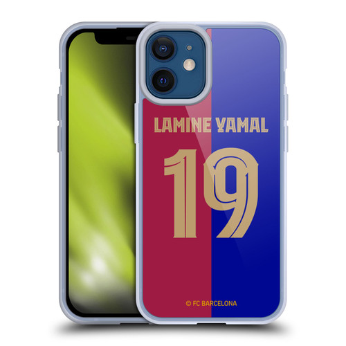 FC Barcelona 2024/25 Players Home Kit Lamine Yamal Soft Gel Case for Apple iPhone 12 Mini & MagSafe