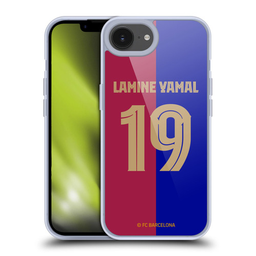 FC Barcelona 2024/25 Players Home Kit Lamine Yamal Soft Gel Case for Apple iPhone 16e FC Barcelona 2024/25 Players Home Kit Lamine Yamal Soft Gel Case for Apple iPhone 16e