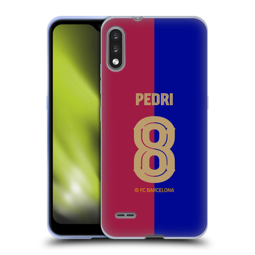 FC Barcelona 2024/25 Players Home Kit Pedri Soft Gel Case for LG K22