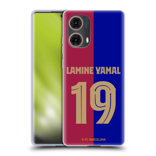 FC Barcelona 2024/25 Players Home Kit Lamine Yamal Soft Gel Case for Motorola Moto G85