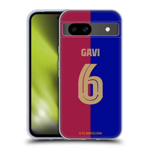 FC Barcelona 2024/25 Players Home Kit Gavi Soft Gel Case for Google Pixel 8a