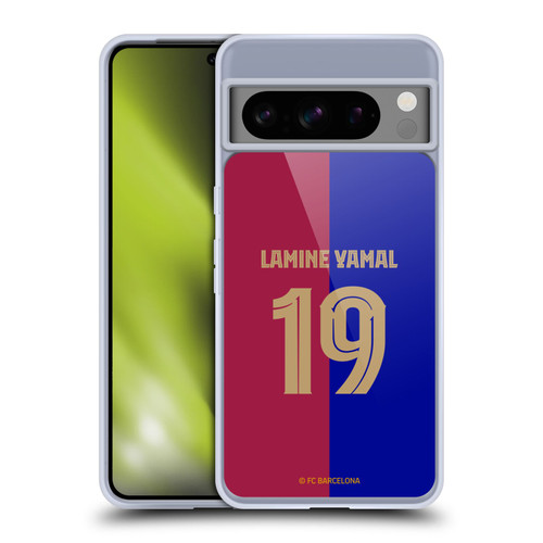 FC Barcelona 2024/25 Players Home Kit Lamine Yamal Soft Gel Case for Google Pixel 8 Pro