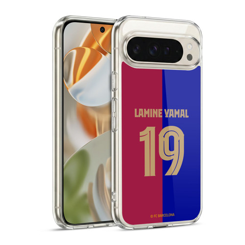 FC Barcelona 2024/25 Players Home Kit Lamine Yamal Soft Gel Case for Google Pixel 9 / Pixel 9 Pro