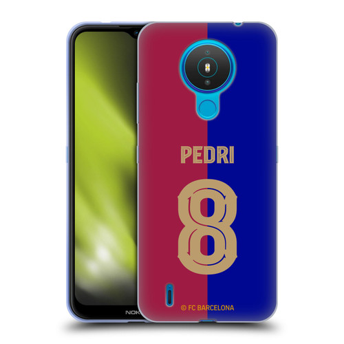 FC Barcelona 2024/25 Players Home Kit Pedri Soft Gel Case for Nokia 1.4