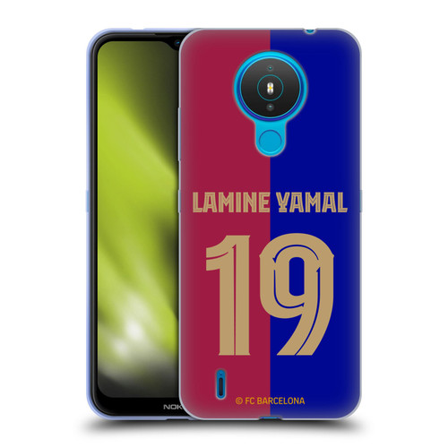 FC Barcelona 2024/25 Players Home Kit Lamine Yamal Soft Gel Case for Nokia 1.4