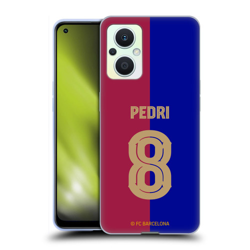 FC Barcelona 2024/25 Players Home Kit Pedri Soft Gel Case for OPPO Reno8 Lite