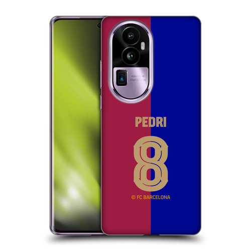FC Barcelona 2024/25 Players Home Kit Pedri Soft Gel Case for OPPO Reno10 Pro+